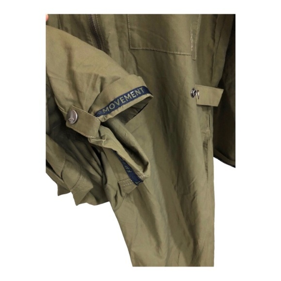 FREE PEOPLE fp movement olive army green Mesmerize Me Coverall jumpsuit size XS - Picture 9 of 16